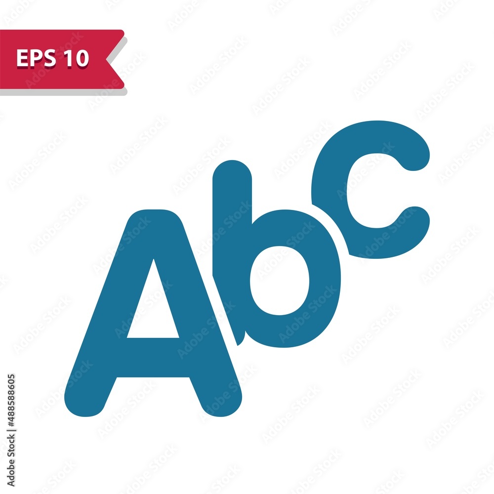 Letters, Text, Font Icon Letters, Text, Font Icon