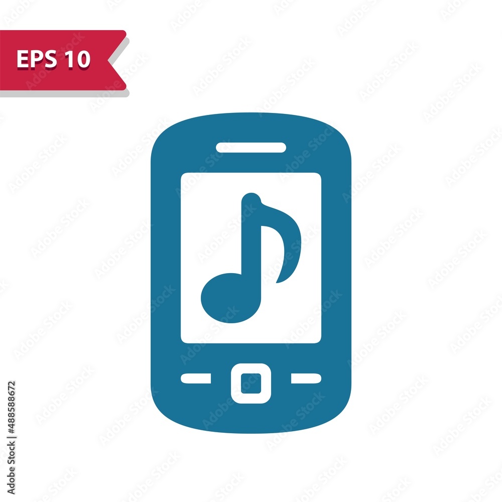 Smartphone Icon. Mobile Phone, Video, Streaming Smartphone Icon. Mobile Phone, Video, Streaming
