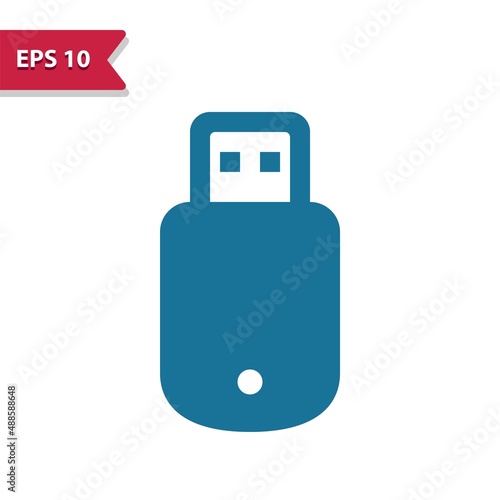 USB Flash Drive Icon. Thumb Drive