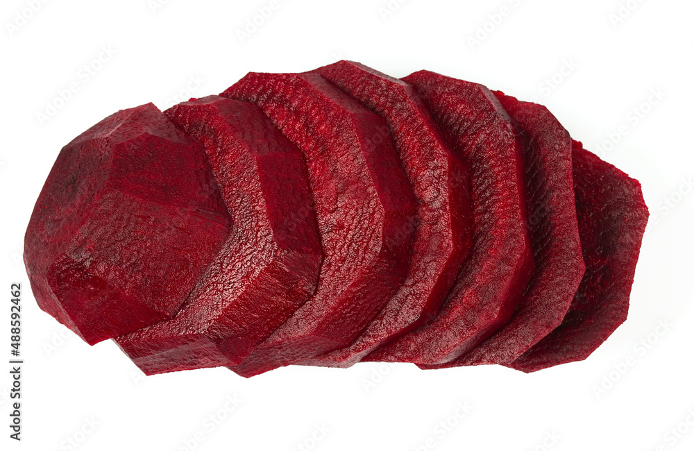 Fototapeta premium beetroot isolated on white background