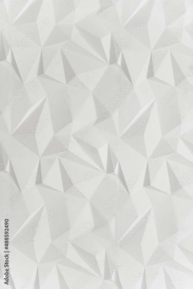 White modern triangular abstract background, Grunge surface White modern triangular abstract background, Grunge surface