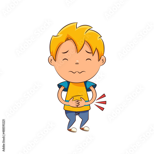 Kid stomach ache