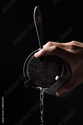 Cocktail shaker and strainer