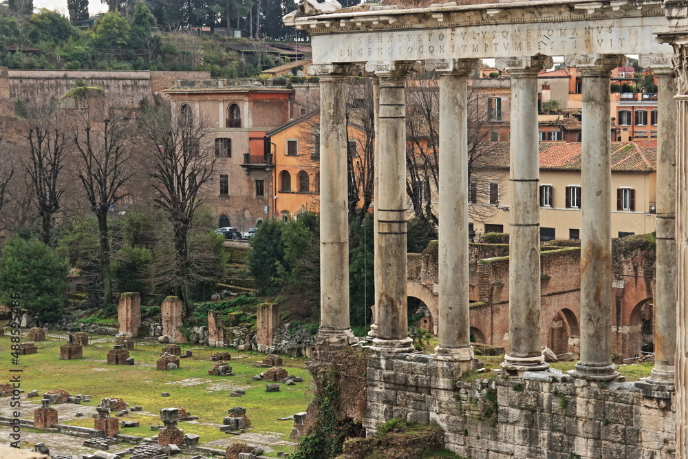 The Roman Forum in Rome