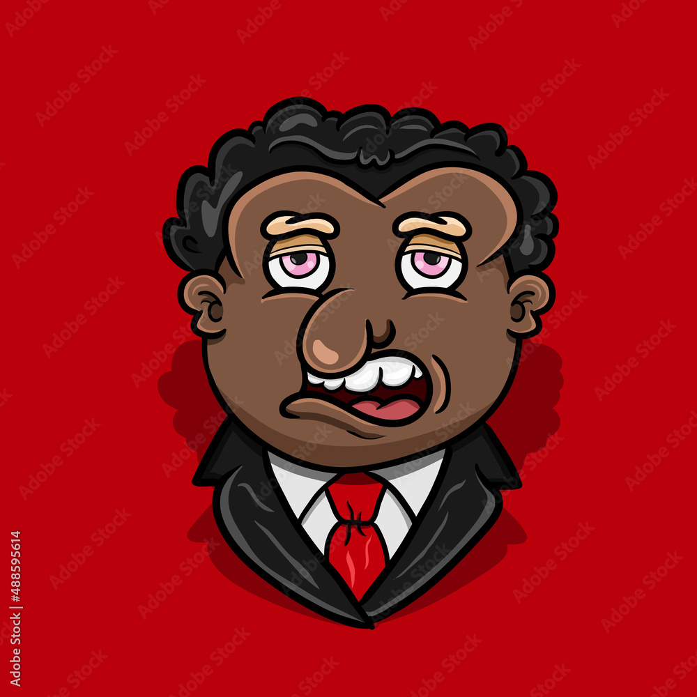 Vector Illustration Mascot cartoon character of The Old Man Professor Character Cartoon. Clip Art Vector. Suitable for Brand, Label, Logo, Sticker, t-shirt Design and other Product.