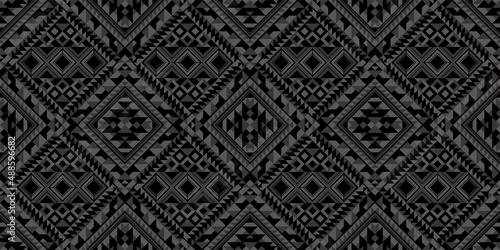 Inca tribal background. Seamless pattern.Vector. インカ部族のパターン　背景素材