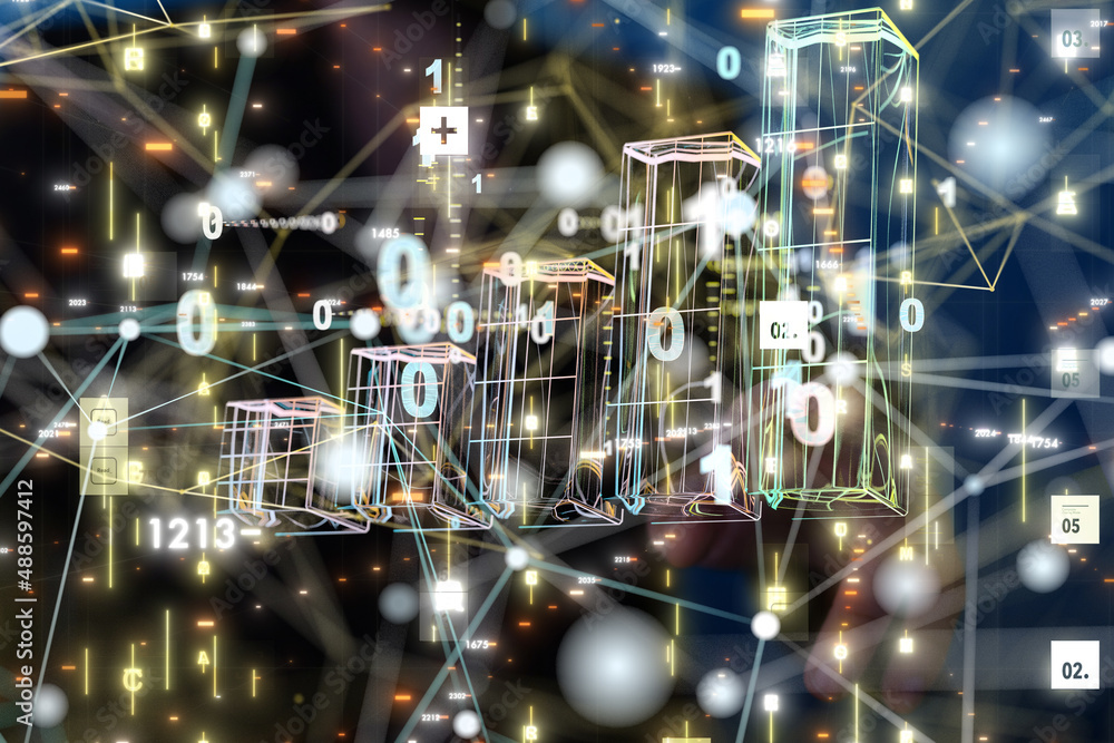 diagram Futuristic wave, Futuristic data stream diagram Futuristic wave, Futuristic data stream