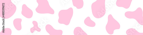 Cow print pink color background