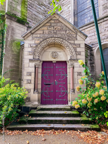 entrance to the church