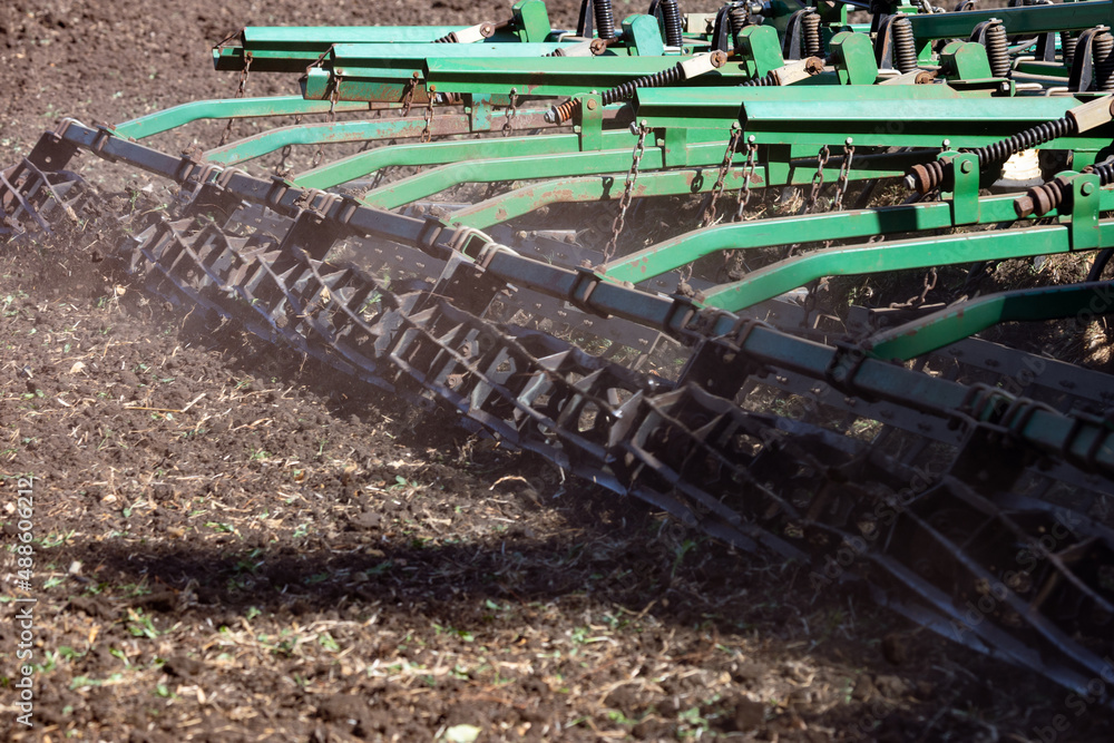Versatile cultivator with disk, cultivate, harrow tools for secondary tillage - agricultural preparation of soil by mechanical agitation of various types, such as digging, stirring, and overturning.