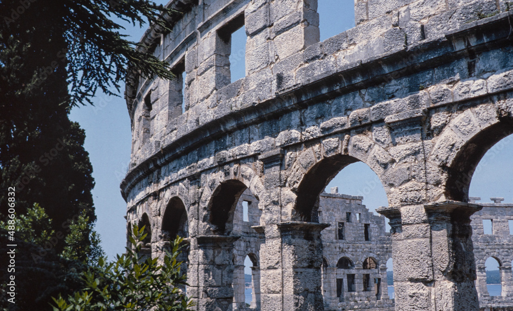 Joegoslavia. 1982. Colosseum Roman. Pula. Istrie.