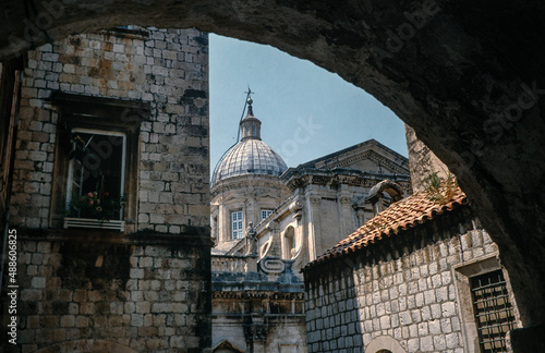 Joegoslavia. 1982. Dome church Dubrovik Croatia photo