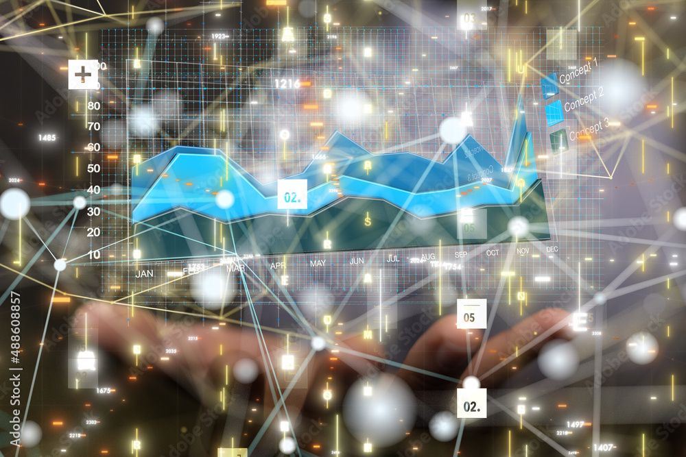 diagram Futuristic wave, Futuristic data stream diagram Futuristic wave, Futuristic data stream