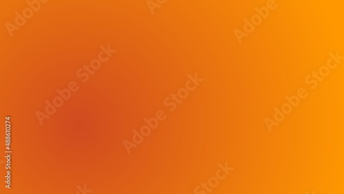 Fotografie Orange abstract golden yellow background, light angle spotlight, faint orange background