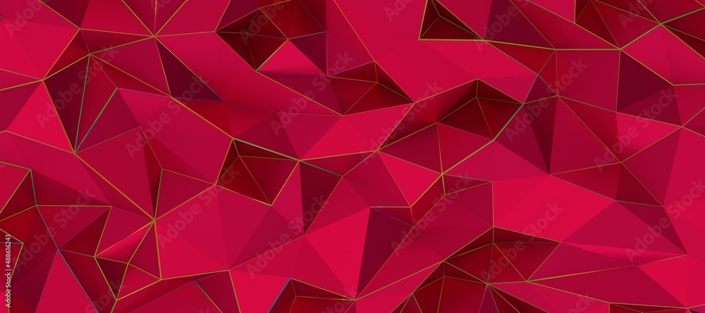 Abstract crystal background with refracting pink and magenta Abstract crystal background with refracting pink and magenta