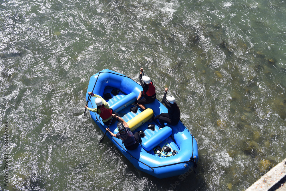 Obraz premium rafting 