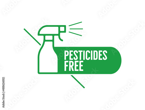 pesticides free icon vector illustration 