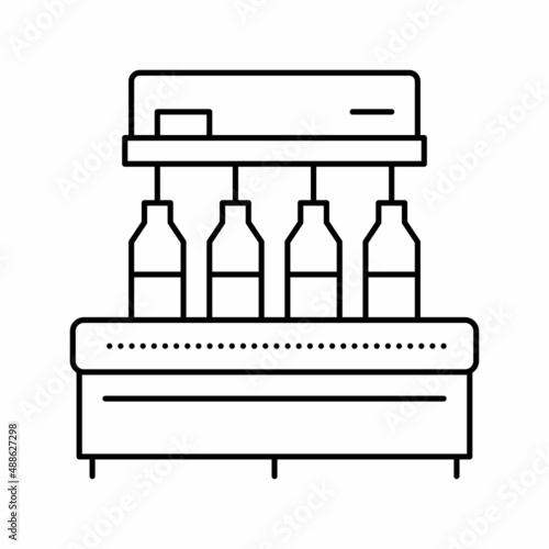 spill olive oil line icon vector illustration