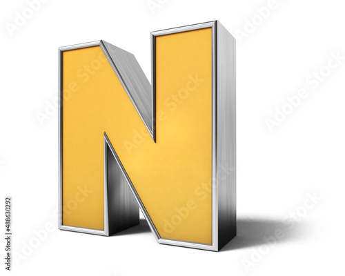 Golden N 3d. 3D render of Gold font isolated on white background. 3D rendering. 3D illustration. A to Z Text Free Download Golden N 3d. 3D render of Gold font isolated on white background. 3D rendering. 3D illustration. A to Z Text - GFXLoad