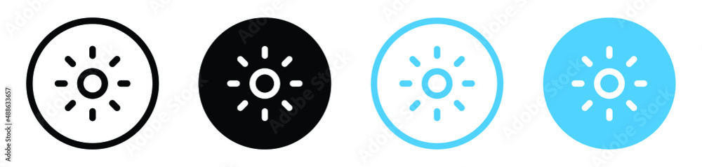 sun mode icon weather theme symbol . day and night modes . sun line icon . light mode sun mode icon weather theme symbol . day and night modes . sun line icon . light mode