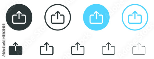 upload icon symbol uploading button - arrow down icon