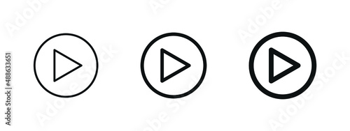 play icon button video audio player icons