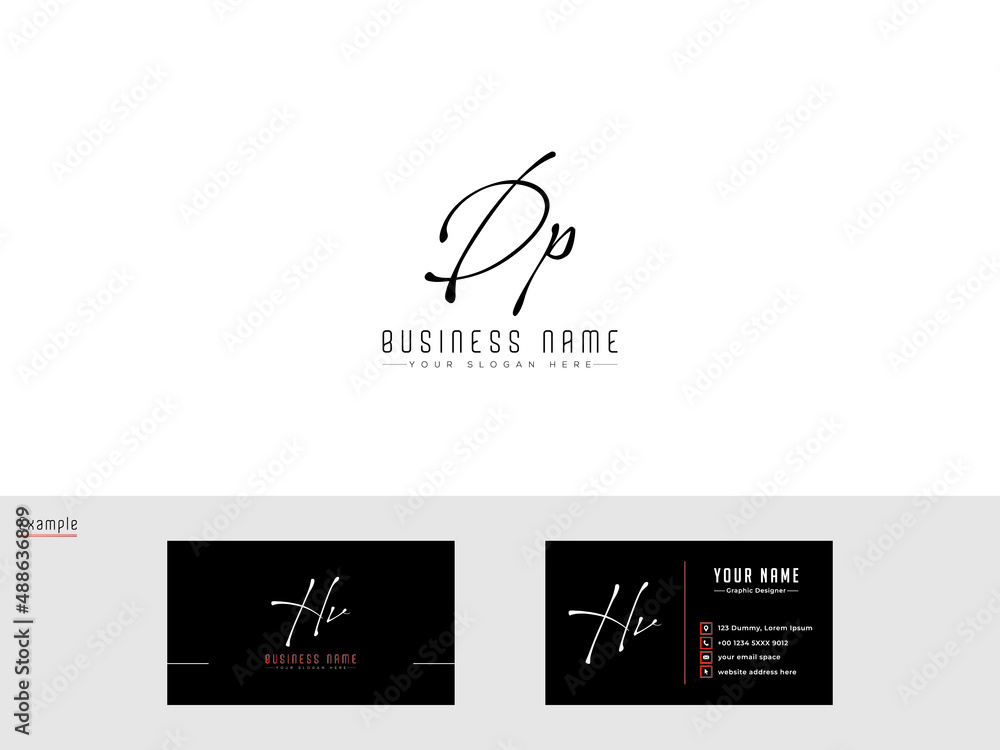 Fashion DP Signature Logo, initial Dp Logo For Your Clothing Apparel