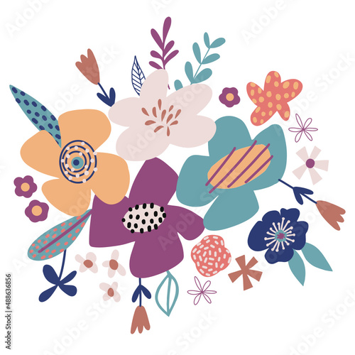 Flowers, floral, bouquets, arrangements, bouquets, purple, pink, turquoise, red, yellow, leaves, floral, botanical, 