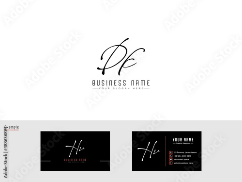 Fashion DK Signature Logo, initial Dk Logo For Your Clothing Apparel Fashion Dress Shop or Business Card