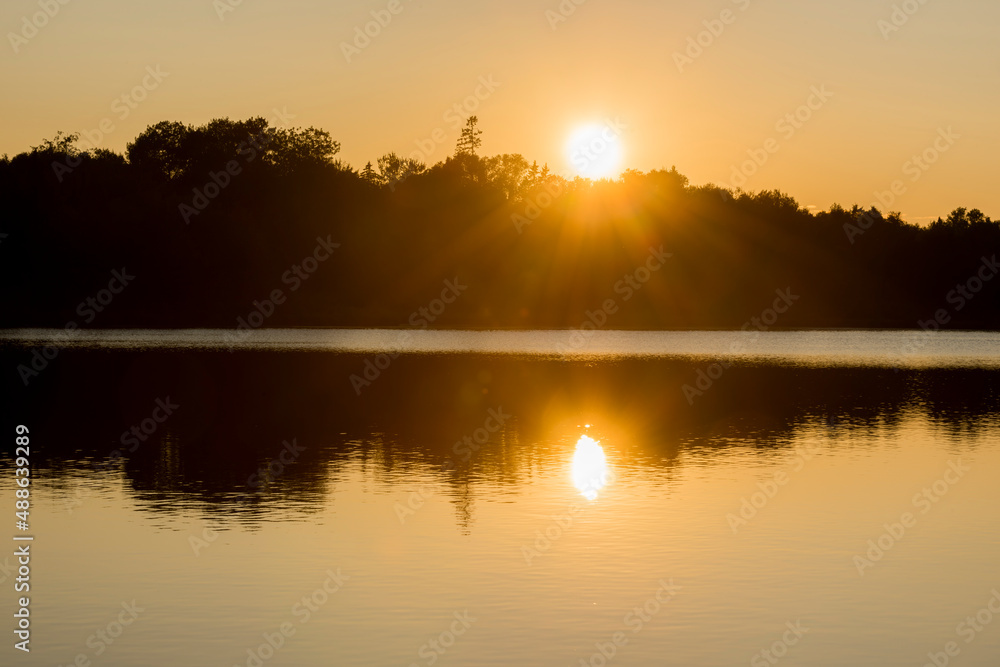 Spider Lake Sunset