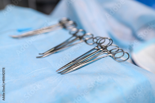 Preparation of sterile instruments for endoscopic surgery