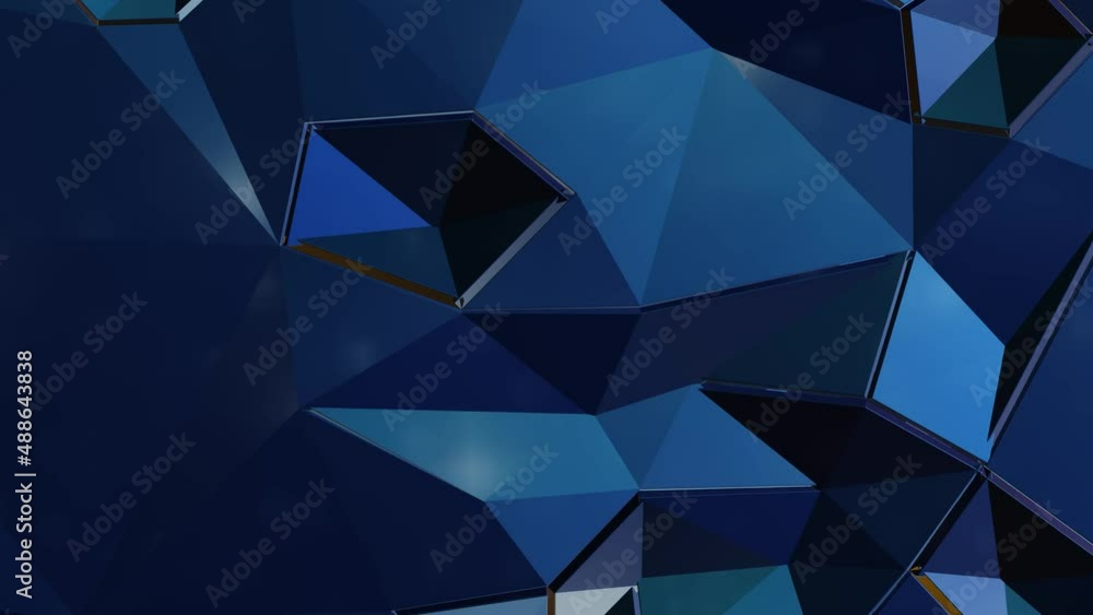 Geometrische Formen in bunten Farben , 3D Visualisierung von Phantasie