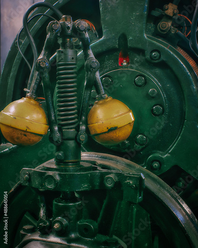 engine room, lift machine, old lift technology © szymon13856