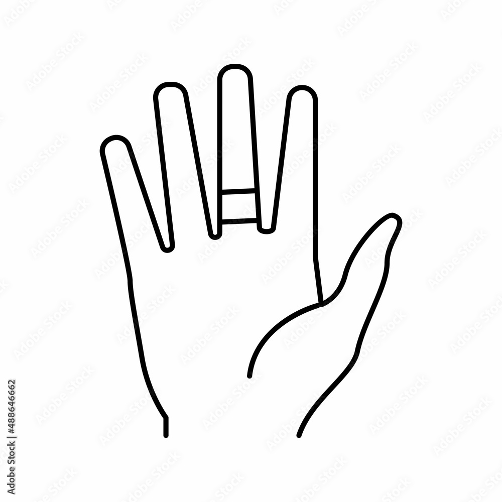 contact dermatitis line icon vector illustration contact dermatitis line icon vector illustration