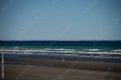 limpieza de playa patagonia argentina