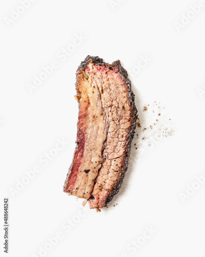 A Slice of Texas Smoked Barbecue Brisket photo