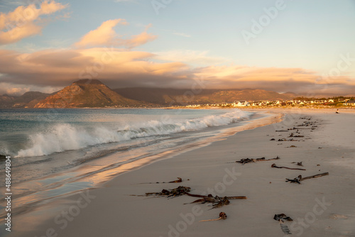 Sunset over the ocean Long Beach South Africa