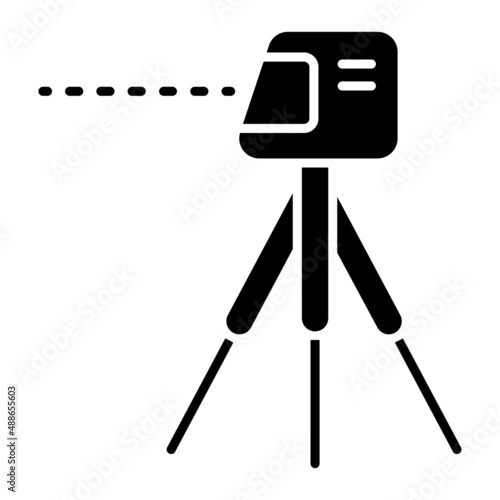Laser messen Icon