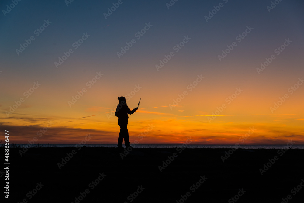 Sonnenuntergang an der Ostsee