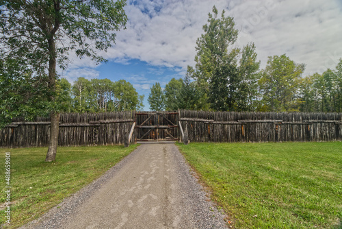 Well protected trading post, Fort William, Thunder Bay, Ontario, Canada