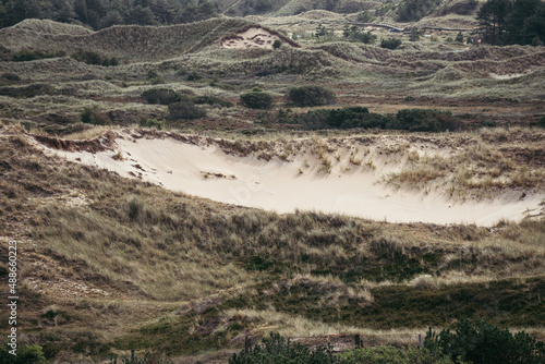 Sandbunker in den Dünen Amrums