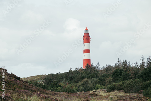 Küstenlandschaft mit Leuchtturm auf der Nordsee Insel Amrum