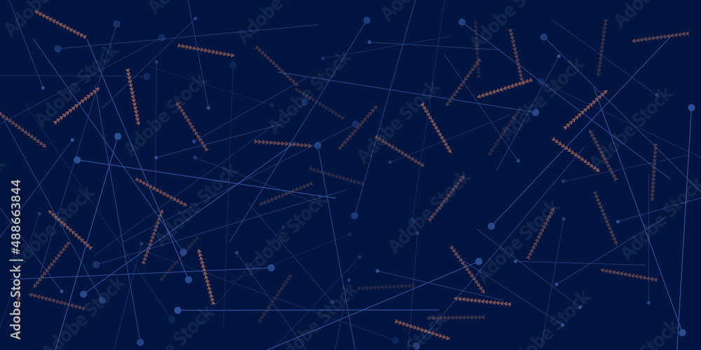 Abstract background with arrows. Vector design. Lines dot point arrows of triangles technological innovations vector background design. Abstract background with arrows. Vector design. Lines dot point arrows of triangles technological innovations vector background design.