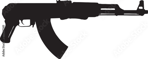 ak47 EPS, ak47 Silhouette, ak47 Vector, ak47 Cut File, ak47 Vector