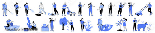 Agricultural and garden workers.