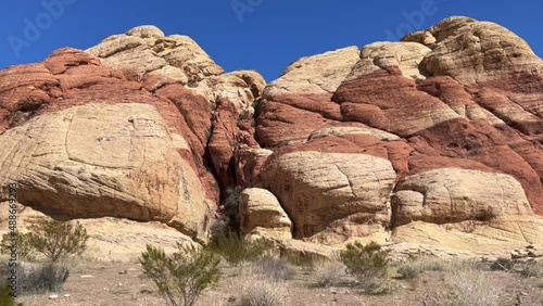 View of Red Rock Canyon on the scenic drive in Nevada near Las Vegas