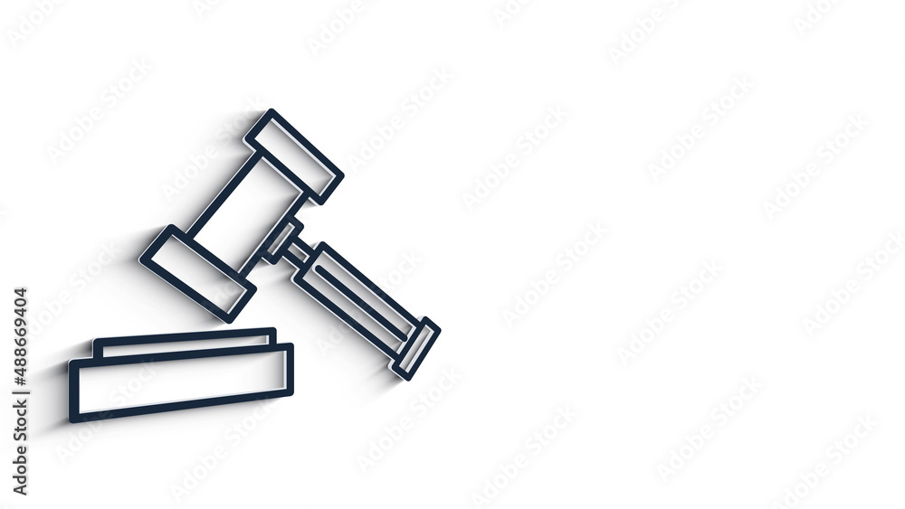 Court of law 3D shadow icon . Balance scale sign. Motion graphics. Court of law 3D shadow icon . Balance scale sign. Motion graphics.