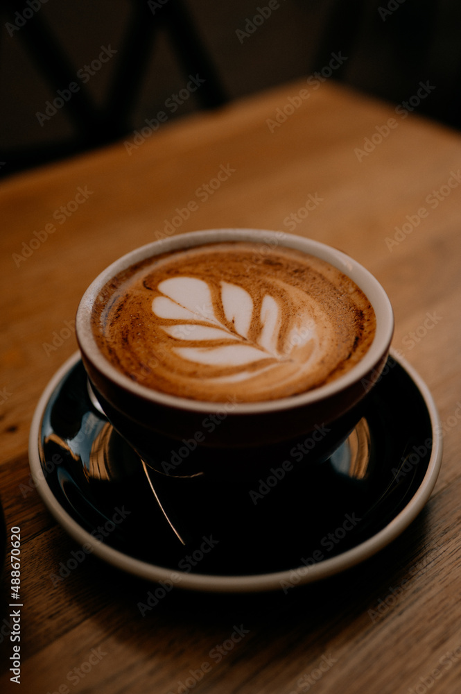 Obraz premium Latte Art in a Mug