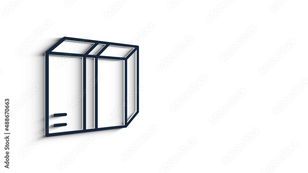 Map navigation 3D shadow icon isolated on white background. Outline web icon. Motion graphics. Map navigation 3D shadow icon isolated on white background. Outline web icon. Motion graphics.