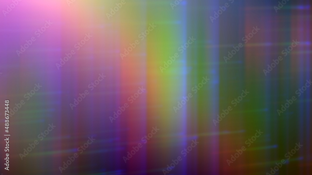 An abstract glowing pink background with colored lines.